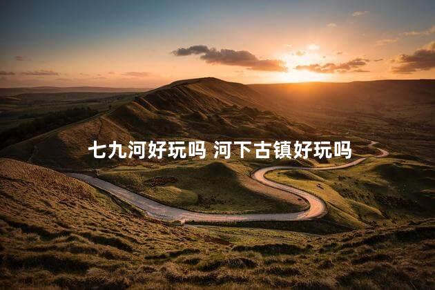 七九河好玩吗 河下古镇好玩吗